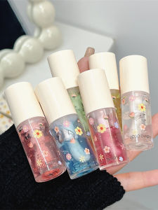 Affordable Peach Flavored Lip Oil Moisturizing Exfoliating Hydrating Lip Gloss Enhances Color Long Lasting Lip Care Beauty Tool