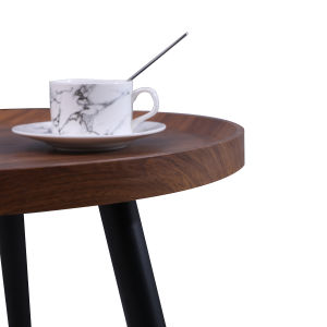 โต๊ะกาแฟสุดหรูทันสมัยโบราณรอบโต๊ะข้างขนาดเล็กเฟอร์นิเจอร์ห้องนั่งเล่นในบ้านโซฟาเตียงนอนเล็กๆสีดำโต๊ะกลาง Meja Sisi Ranjang ขาว