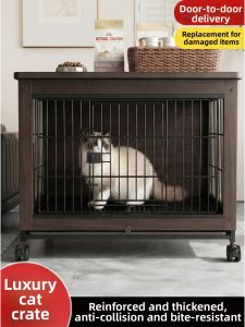 Indoor Wooden Pet Cabinet