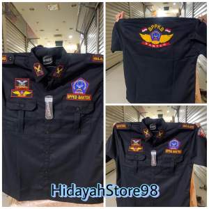 Seragam BPPKB Banten | PPBNI | Kemeja BPPKB | Lengan Pendek | Lengan Panjang | Kemeja PPBNI BPPKB Satria Banten Full Bordir Depan Blakang