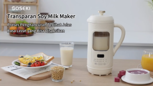 SOSEKI Transparan Soy Milk Maker 1000mL Gelas / Mesin Susu Kedelai Otomatis Multifungsi