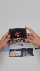 Casildo Dompet Pria Lipat 2 Bahan Kulit Sintetis Premium