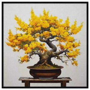 Tranh Treo Tường Canvas tranh dán tường Tranh Tết Hoa Mai CGI-82
