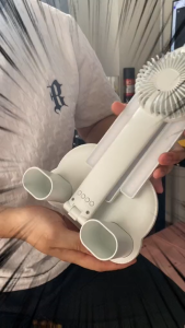 Đèn Học 4 Cánh LED Pin Trâu 10.000mAh – Chống Cận Bảo Vệ Mắt Có Quạt Mát & Đồng Hồ Độc Đáo Loại Xịn