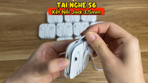 Tai Nghe S6 CÓ MIC nhét Tai Chuyên phòng Game nghe nhạc cực bền siêu rẻ Bas Chuẩn Tương Thích Với Mọi Dòng Máy - BẢO HÀNH 1 ĐỔI 1 từ MƯỜNG THANH ROYAL