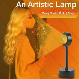 Dimmable Sunset Lamp USB Powered Instagram Photo Video Fill Light for Photography TK Mood Light for Bedroom Party Decoration
