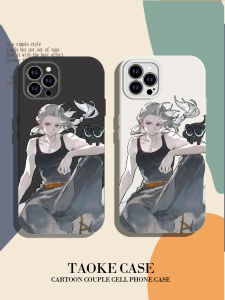 Rouxiaohe Apple 16E Phone Case Cartoon Anime Style Liquid Silicone Protective Shell for iPhone 13 pro Max 12 Mini 11 Xs Max X