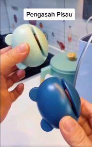 Alat Pengasah Pisau Lucu Aesthetic Model Kodok Asahan Gunting Serbaguna Mudah Tajam Praktis