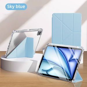 Ốp Lưng Thông Minh Từ Tính Cho iPad Air Pro Mini Tương Thích Với Nhiều Mẫu - 8.3 9.7 10.2 10.9 11 12.9 Inch Vỏ Bảo Vệ Giả Da