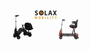 Solax Mobie Foldable Mobility Scooter - 4-Wheel Electric Scooter Personal Mobility Aid (PMA) for Elderly