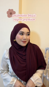 𝗛𝗮𝗻𝗵𝗮𝗻 𝗛𝗶𝗷𝗮𝗯 - Pashmina Basic Kaos Airflow Premium