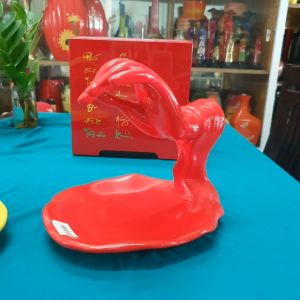 Dĩa bàn tay sơn mài cao cấp đựng bánh kẹo trang trí bàn kệ bàn khách quầy lễ tân...