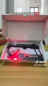 NO LIMIT TaffLED Laser Pointer Merah Presentasi Jarak Jauh Di Cas Charger Baterai 1MW 650nm YL-301