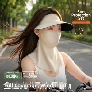 XINGGONGGUAN | UV Protection Full Face and Neck Covering Hat
