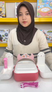 Mainan Anak 2IN1 KITCHEN BACKPACK WHITE COW JM11625 Mainan Anak Alat Masak Tas Ransel Lucu Anak Mainan Anak Perempuan - Mainan Anak Laki Laki