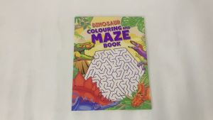 Dinosaurs Mazes & Colouring Activity Book for Children with over 40 Mazes 48 Pages