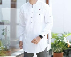 Hmd-Store Baju Koko Pria Style Muslim Pria Baju Koko Dewasa Terbaru 2023 Y9722
