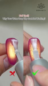 BORN PRETTY | BORN PRETTY 1/2pcs Water Drop Top Coat Gel Nail Polish No Wipe Need Super Top Coat Semi Permanent UV LED Gel Manicure Nails