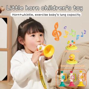 Duck Kids Trumpet Baby Musical Toy Blowing Horn Sound Toy Early Learning Instrument Early Educational Terompet Kanak Muzik Mainan