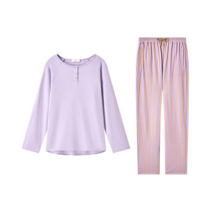 ManiForm | Printed Cotton Comfort Long Sleeve Sleepwear For Deep Sleep