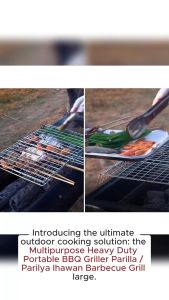 Multipurpose Heavy Duty Portable BBQ Griller Parilla / Parilya Ihawan Barbecue Grill large