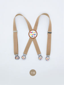 Adjustable Cartoon Letter Four Clip Elastic Strap Baby Carrier for Children