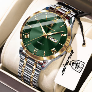 POEDAGAR | POEDAGAR Luxury Male Clock Waterproof Luminous Week Date Mens Watch Stainless Steel Quartz Fashion Watches For Men Reloj Hombre