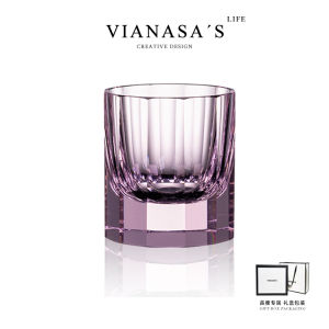 Vianasa K9 แก้วคริสตัลชั้นสูงทำมือสำหรับดื่มแอลกอฮอล์ แก้วใสสำหรับดื่มเหล้า แก้ว Whiskey ระดับไฮเอนด์สำหรับงานเลี้ยง