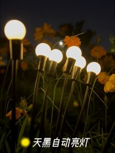 8LED ไฟโซล่าเซลไฟประดับไฟกระพริบไฟต่าง ๆ นอกสำหรับไฟปีใหม่ ที่ตกแต่งสวนโรงเรือนไฟพลังงานแสงอาทิตย์