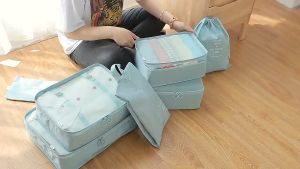 Super Pro 6/7 ชิ้น Set Travel กระเป๋าเก็บของ, กระเป๋าจัดระเบียบ สำหรับกระเป๋าเดินทาง ราคาที่สุด ผู้สนใจสามารถสั่งผ่าตัดได้ทันที