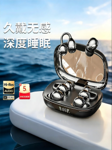 caibeike | Ear Clip Wireless Bluetooth Earbuds Dual Headset 2 in 1