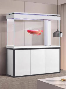 Living Room Large Stand-alone Home Medium Screened Aquarium