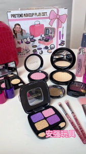 Kids Toys Simulation Cosmetics Set Pretend Makeup Toys Girls Play House Simulation Make up Educational Toys for Girls Fun Game