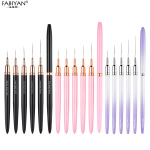 Nail Painting Brushes Nail Art Brush Draw Lines Flower Brushes Painting Pen Thin Line Brush for Nails Detail Painting With Pen Cover