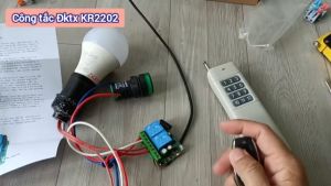 KR2202 - Mạch công tắc điều khiển từ xa 12V 10A 2 ngõ ra tắt mở 2 thiết bị độc lập