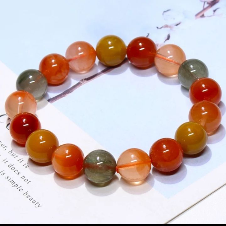 Natural Brazil Fu Lu Shou Rabbit Hair Rutilated Quartz Crystal