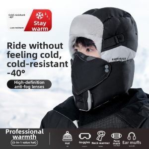JIFANPAUL | Windproof Waterproof Warmth Ear-Protecting Mens Winter Hat