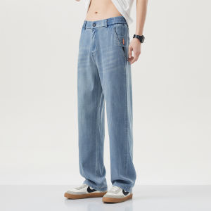TUCANO | Slim Fit Tencel Jeans Straight Leg Casual Pants