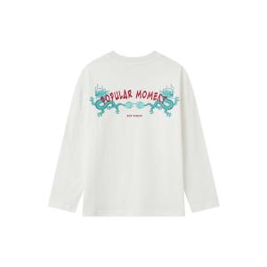 Pure Cotton Long Sleeve T-Shirt for Boys Spring Autumn round Neck Print Casual Loose Fit Childrens Fashion Top by DuoJia