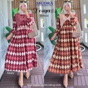 TERBARU !!! TESYI#2 DRESS KNIT IMPORT LD 110-130 PJ 125