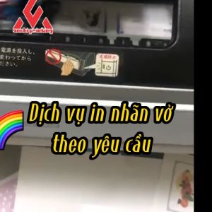[ IN 5 TẶNG 1] Nhãn vở độc đáo siêu dễ thương phong cách cổ điển Vintage siêu hot 2023 - Anchi Printing