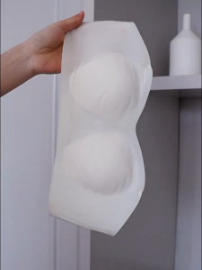 Ultra Thin Seamless Strapless Bra for Women Push Up Large Bust Smoothing Invisible Anti-Slip Underwire-Free Bra for Tank Tops and Strapless Dresses