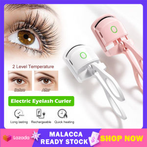Electric Eyelash Curler Long Lasting Quick Heating Eyelashes with 2 Level Temp Rechargeable Beauty Eyelash Curling Makeup Tools