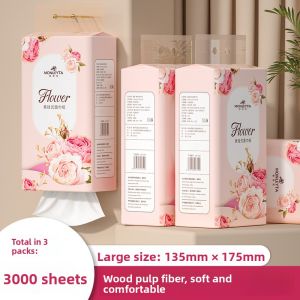 MONLEYTA | Premium Hanging Bottom Tissue Paper Boxed Home Use Affordable Towel Paper Toilet Paper Hand Blowing Paper Hygienic Tissue
