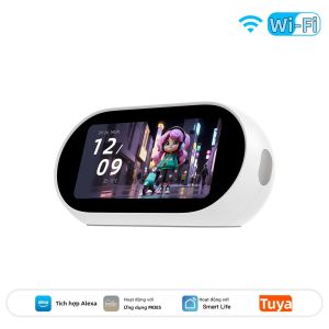 MOES | Bảng Điều Khiển Trung Tâm Máy Tính Để Bàn Thông Minh MOES Tuya WiFi Với Điều Khiển Bằng Giọng Nói AI Hub Bluetooth Mesh Zigbee Tương Thích Hồng Ngoại Tích Hợp Alexa