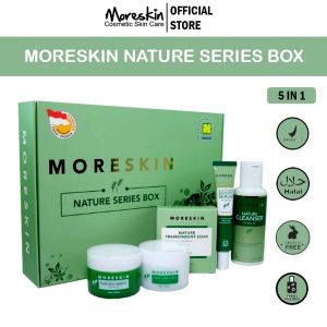 BEST SELLER - MORESKIN NATURE ASLI ORI NASA PENCERAH WAJAH PAKET PERAWATAN WAJAH NATURAL