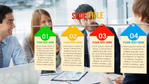 Slide Presentasi Dalam Bentuk Template PPT Ukuran 16:9 Model Gantung