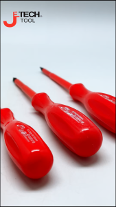 JETECH Fully Insulated Electrician Screwdriver Electrical Screwdriver Screw Driver Hand Tools Hardware Pemutar Skru 螺丝刀