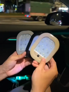 Lampu LED Plafon Mobil SEAMETAL Lampu Kabin Cabin Plafon Mobil Lampu LED Magnetik Warna Yang Bisa