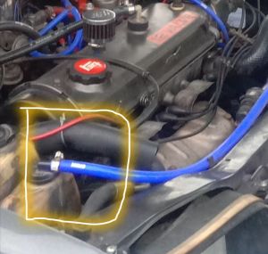 SELANG RESERVOIR TAMPUNGAN AIR RADIATOR SAMCO HONDA FREED 8MM 30CM